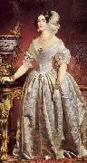 unknow artist Portrait of Maria Elisabetta of Savoy (1800-1856), archduchess of Austria oil painting on canvas